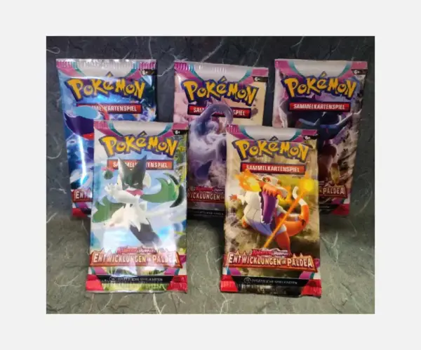Pokémon Sammelkarten Karmesin & Purpur - Entwicklungen in Paldea Booster Pack