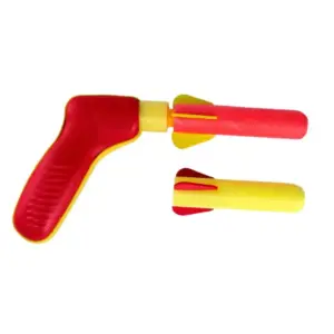 Schaumstoff Pistole in rot - gelb