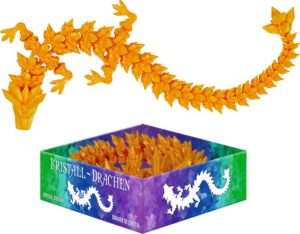 gelber Kunststoff - Kristalldrache